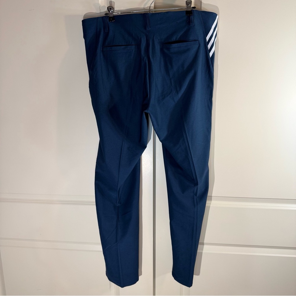Adidas Men's Golf Ultimate 365 3-Stripe Tapered Pants Navy 38x32 - Picture 2 of 7